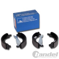 ATE BREMSBACKEN SATZ 203mm TROMMELBREMSE HINTEN passend für SMART FORTWO II 451 