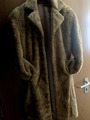 elegante Pelz Fell Jacke/Mantellänge Gr. 36/38 aus Frankreich Butik braun wNEU