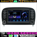 7"Android 13 Autoradio Carplay GPS SAT Navi DAB for Mercedes SL R230 SL350 05-11