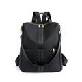Damen Rucksack 2in1 Klein Wasserdicht Tasche Cityrucksack Rucksack Schwarz