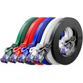 5x 0,25m CAT 7 Patchkabel Flachkabel RJ45 LAN DSL Ethernet Netzwerkkabel Bunt