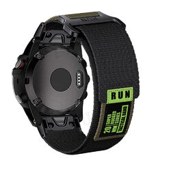 Quick Fit Nylon Loop Armband Für Garmin Fenix 7 7X 6 6X Pro Epix 5 5X Plus 3 HR