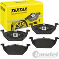 TEXTAR BREMSBELAGSATZ VORNE passend für AUDI A1 A3 VW GOLF 4 BORA SEAT LEON