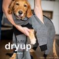 Dryup Body Zip Fit grau Hundemantel Bademantel Hunde Hundebademantel Mantel