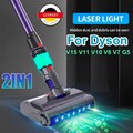 2IN1 Wischaufsatz für Dyson V7V8 V10 V11 V15 Staubsauger Elektrisch Bodenwischer