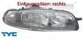 TYC 20-3689-45-2 Hauptscheinwerfer rechts Scheinwerfer Frontscheinwerfer 