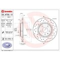 2x Bremsscheibe BREMBO 08.A759.1X passend für AUDI AUDI (FAW) VW (FAW)
