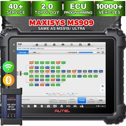 2025 Autel Maxisys MS909 ECU Programmierung Coding Diagnosegerät ab MS919 Ultra 