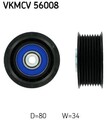 SKF Vkmcv56008 Umlenk Führungsrolle Keilrippenriemen Rippenriemen für Scania