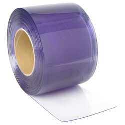 Kerbl Streifenvorhang PVC Streifen Lamellen Rolle für Stahl Lagertor 25 m