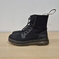 Dr. Martens 1460 Combs Utility Cargo schwarz Canvas klobige Stiefeletten UK 8