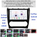 8GB+128GB Für Mercedes C/CLK/CLC Klasse W203 Carplay Autoradio GPS NAV BT5.0 DAB