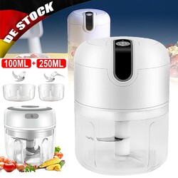 Multi-Zerkleinerer Elektrisch Küche Mini Knoblauchhacker Obst Zwiebelschneider