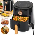 5.5L Heißluftfritteuse 700W Heissluft Friteuse Ohne Öl Friteuse mit Antihaftkorb