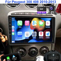 DAB+ 9" Android 13 Autoradio GPS Navi WiFi RDS Für Peugeot 308 408 RCZ 2007-2015
