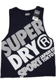 Superdry Top Damen Trägertop Tanktop Unterhemd Gr. EU 38 Marineblau #nx8877e