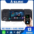 64G Android 13 Autoradio GPS Für Dodge Ram Jeep Grand Cherokee Chrysler CarPlay
