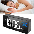 LED Wecker Digitaler Alarm Wecker mit Temperatur Schlummerfunktion Tischuhr NEU