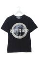 H&M MOSCHINO T-Shirt Damen Gr. DE 34 schwarz Casual-Look