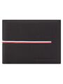 Tommy Hilfiger Herren Geldbörse TH Downtown CC Leder Schwarz AM0AM07294-BDS