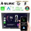 DAB KAM 4G+64G Android 14 Carplay Autoradio  Für Opel Astra H Corsa C D Zafira B
