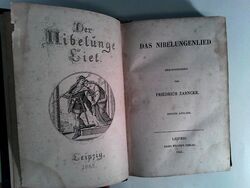 Das Nibelungenlied. Der Niebelunge Liet Zarncke (Hrsg.), Friedrich: