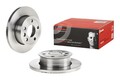 2x BREMBO Bremsscheibe PRIME 08.5497.10 für 7DK 70J TRANSPORTER 70C MULTIVAN VW