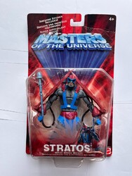 BNIB MATTEL MOTU MASTERS Of The Universe 200X Stratos Actionfigur He-Man Rot