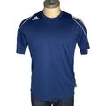 Adidas Vintage T-shirt Blu Sportiva da Uomo Da Allenamento Poliestere - Taglia S