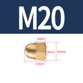 Hutmutter Messing Metrisch DIN 1587 Muttern M3 M4 M5 M6 M8 M10 M12 M14 M16 ~ M20