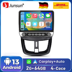 2+64G Android13 Autoradio Für Peugeot 207 CC 2006-15 Carplay GPS Nav WIFI SWC BT