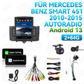 Für Mercedes Benz Smart 451 2010-2015 Autoradio 9.7inch GPS WIFI 64G Android 13