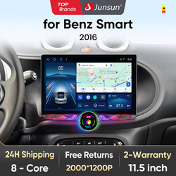 11.5" Für Benz Smart Fortwo 453 Carplay  Android 13 Autoradio GPS Navi BT 6+128G