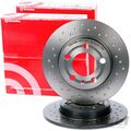 BREMBO gelochte SPORT BREMSSCHEIBEN HINTEN Ø286 passend für AUDI TT PR=1KZ 2ED