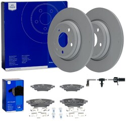 ATE BREMSSCHEIBEN 300mm + CERAMIC BELÄGE HINTEN passend für AUDI A6 A7 C8 4A 4K