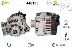 Lichtmaschine Generator Lima VALEO RE-GEN - AT 440135 +71.40€ Pfand für MONDEO 2