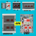 Solar Anschlusskasten PV 1-2-3-4 Strings Überspannungsschutz 1000V Solarpanel DE