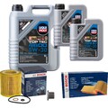 BOSCH Inspektionspake 7 L LIQUI MOLY Top Tec 4600 5W-30 für BMW 5er F10 F18