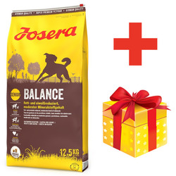 12,5 kg JOSERA Balance ältere oder weniger aktive Hunde alle Rassen + Geschenk