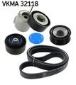 SKF VKMA 32118 Keilrippenriemensatz für FIAT 500L (351, 352)