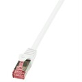 LogiLink CQ2141S Patchkabel Netzwerkkabel Kat.6 S/FTP PIMF PrimeLine 50 m weiß