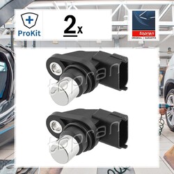 2x ORIGINAL® Topran Sensor, Nockenwellenposition für Opel Astra G Cc Astra H
