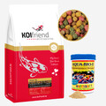 Koifutter 15 kg Classic Mix 5 Sorten Fischfutter + 1 Liter AQUA Bio Bakterien