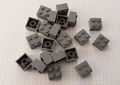 20 Stück Lego 2x2 brick 3003 Dark bluish gray / Basisstein, neu dunkelgrau