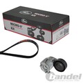 GATES Micro-V Kit KEILRIPPENRIEMEN-SATZ passend für FORD FOCUS KUGA VOLVO C30