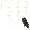 200 LED Lichterkette Eisregen Eiszapfen warm weiß Außen Timer Xmas-Deko