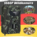 Wildkamera Überwachungskamera 1080P 12MP Jagdkamera Fotofalle PIR Nachtsicht