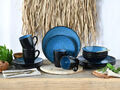 Capri meeresblau Reaktivglasur Geschirr Kombiservice 16tlg Tafel 23630 CreaTable