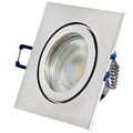 LED Einbaustrahler MARIN 12V GU5.3 5W IP44 quadratisch Bad Dusche inkl. Trafo