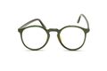 BINOCLE Brille Panto matt Grün 572 Acetat 46-17 mm Unisex Vintage Frankreich